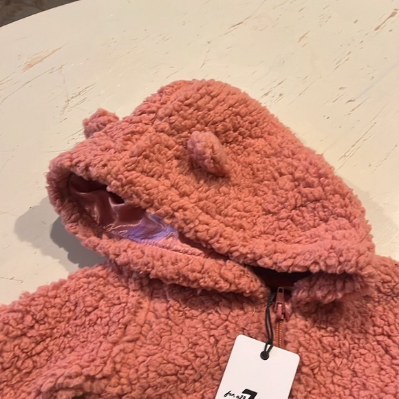 Sweet caramel colored fuzzy one piece for baby. - Picture 2 of 6